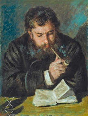Tranh Claude Monet Aka The Reader - Người đọc - 1873-1874 - PIERRE-AUGUSTE RENOIR