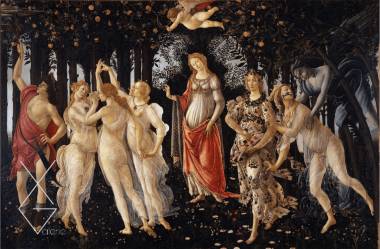 Tranh Allegory Of Spring La Primavera - 1482 - “ Câu chuyện về mùa xuân của Botticelli ” - Sandro Botticelli