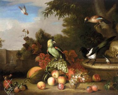 Tranh Still-Life of Fruit and Birds XVIII - Tobias Stranover