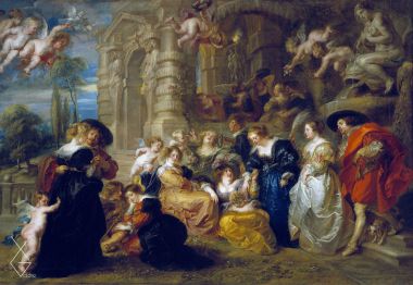 Tranh The Garden Of Love - 1633 - Khu Vườn Tình Yêu - Peter Paul Rubens