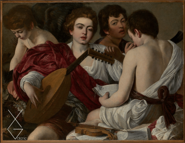 Tranh The Musicians 1595 - 1596 - Michelangelo Merisi da Caravaggio
