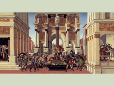 Tranh The Story of Lucretia - 1496-1504 - “ Câu chuyện về Lucretia ” - Sandro Botticelli