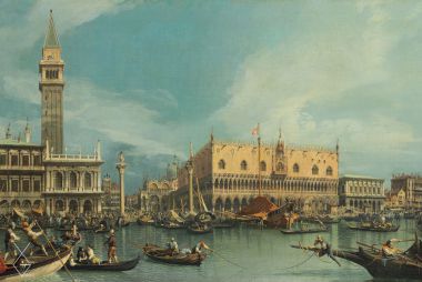 Tranh The Molo Venice - 1730 - Giovanni Antonio Canal - Canaletto