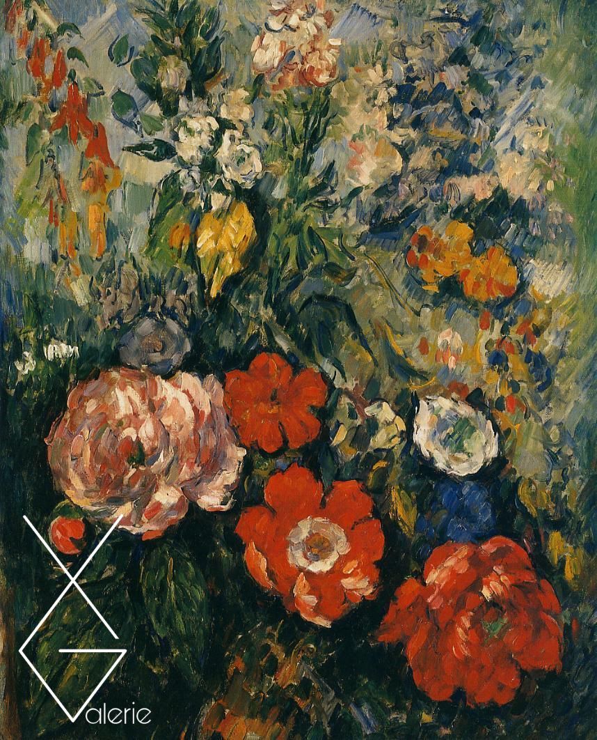 Tranh Bouquet Of Flowers - 1880 - Paul Cezanne