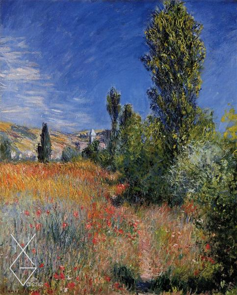 Tranh Landscape On The Ile Saint Martin - 1881 - Claude Monet