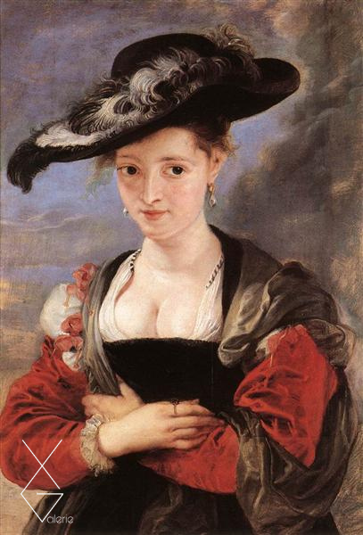 Tranh The Straw Hat - 1625 - Mũ Rơm - Peter Paul Rubens