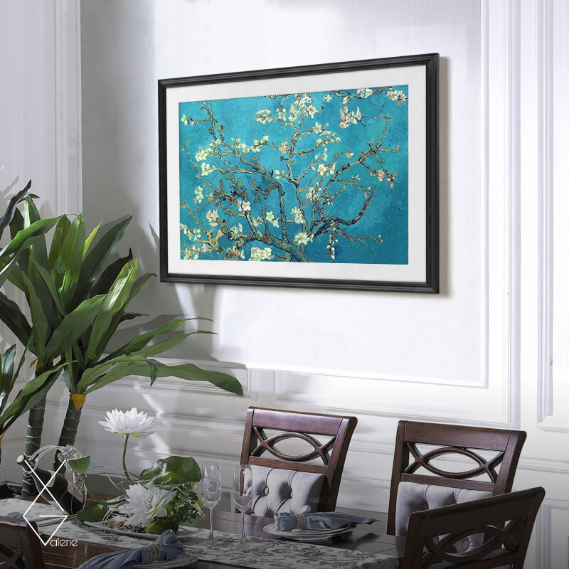 Tranh Branches With Almond Blossom - 1888 Và 1890 - Hoa Hạnh Nhân- Vincent Van  Gogh